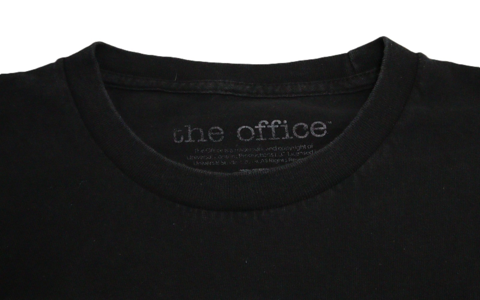 The Office Dwight Schrute “False” Men’s XXL Black T-Shirt T0274