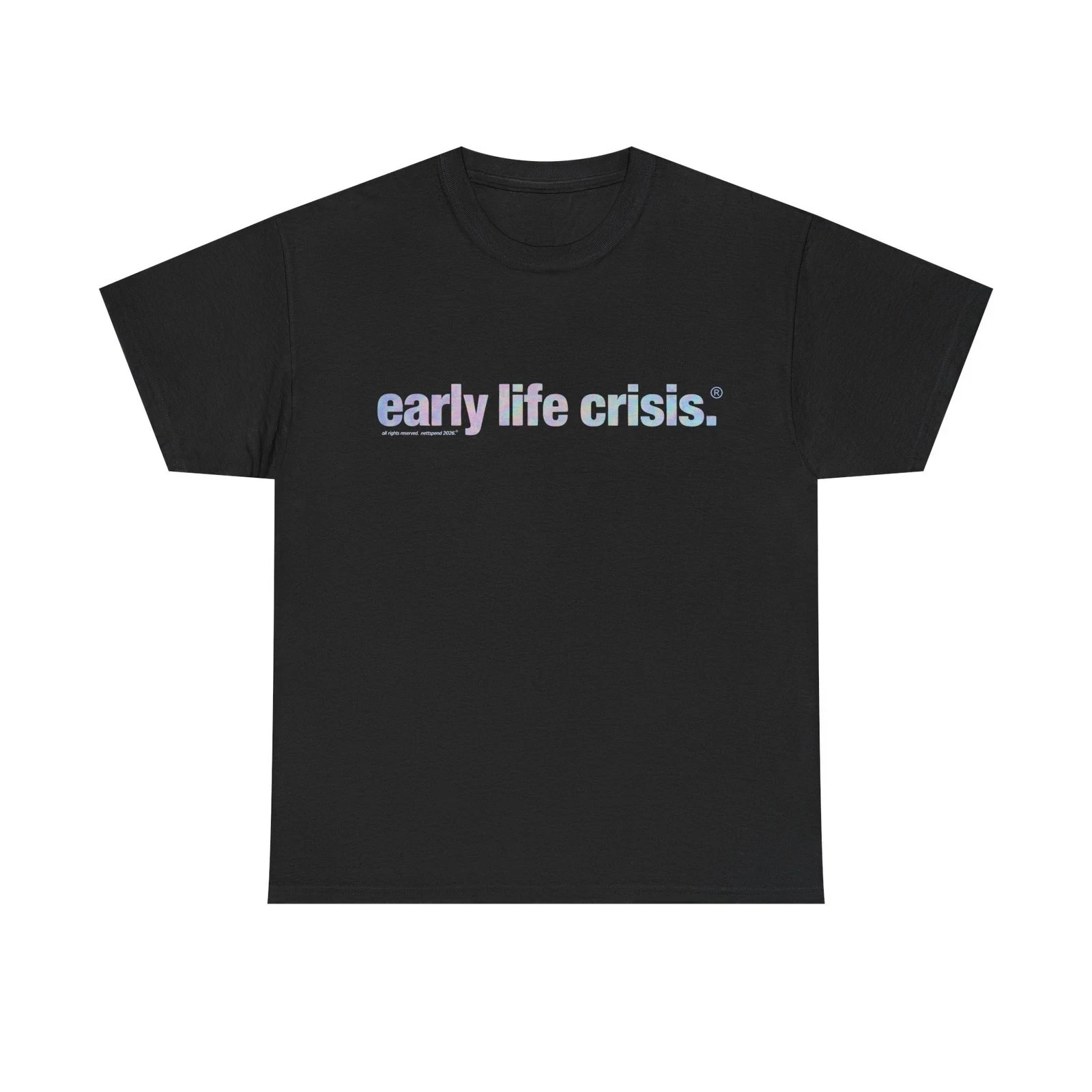 Early Life Crisis Holographic Album Tour Tees Reprint T-Shirt S-4XL