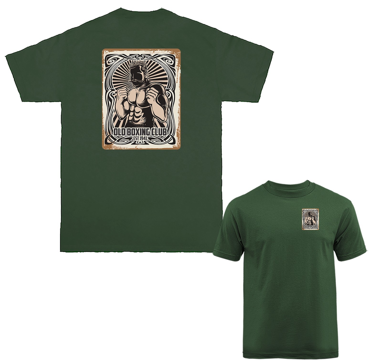 Old Boxing Club Est 1941 Vintage Boxer T-shirt
