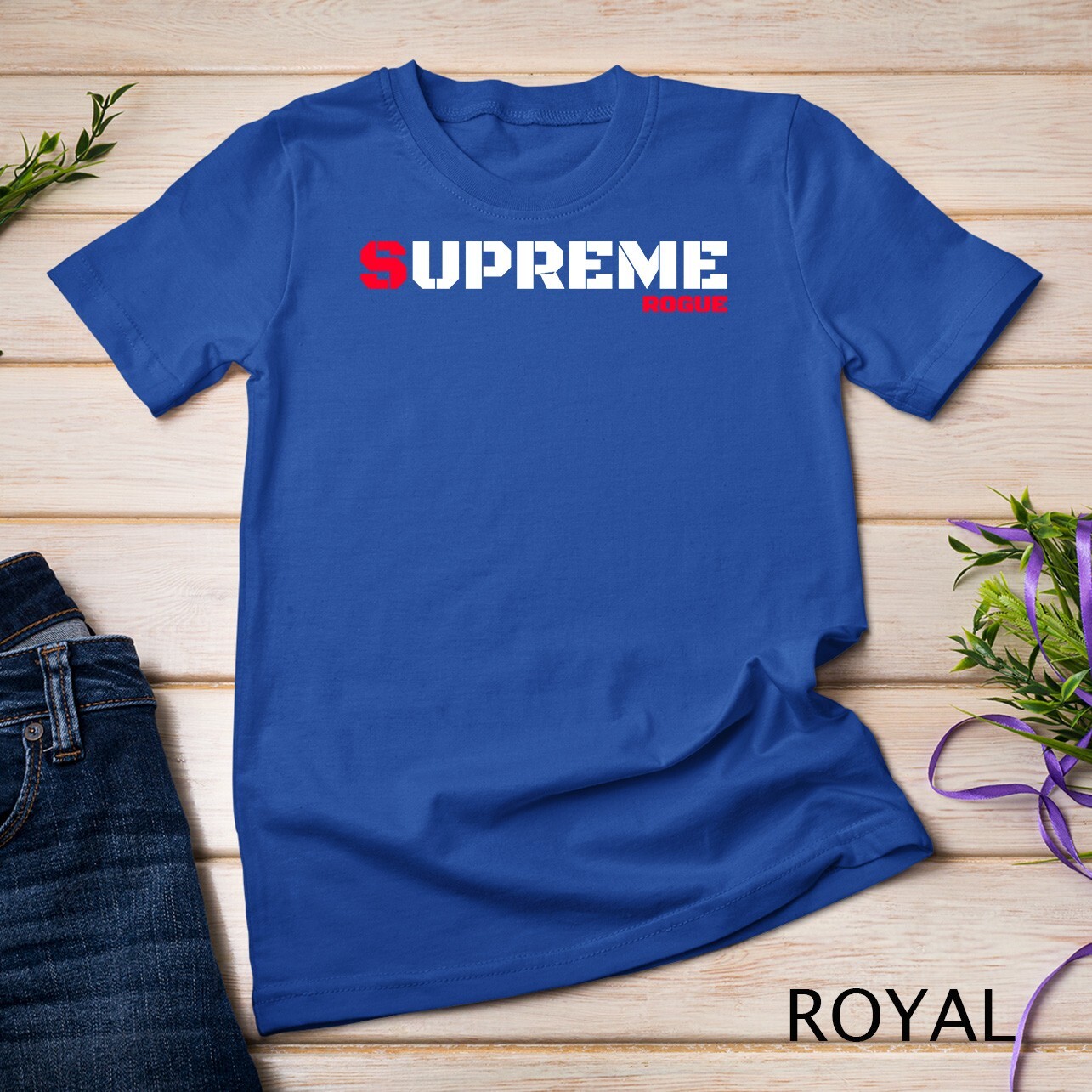 Hot Supreme Rogue Bad Boy Tee Military Style Gaming Gamer Unisex T-shirt