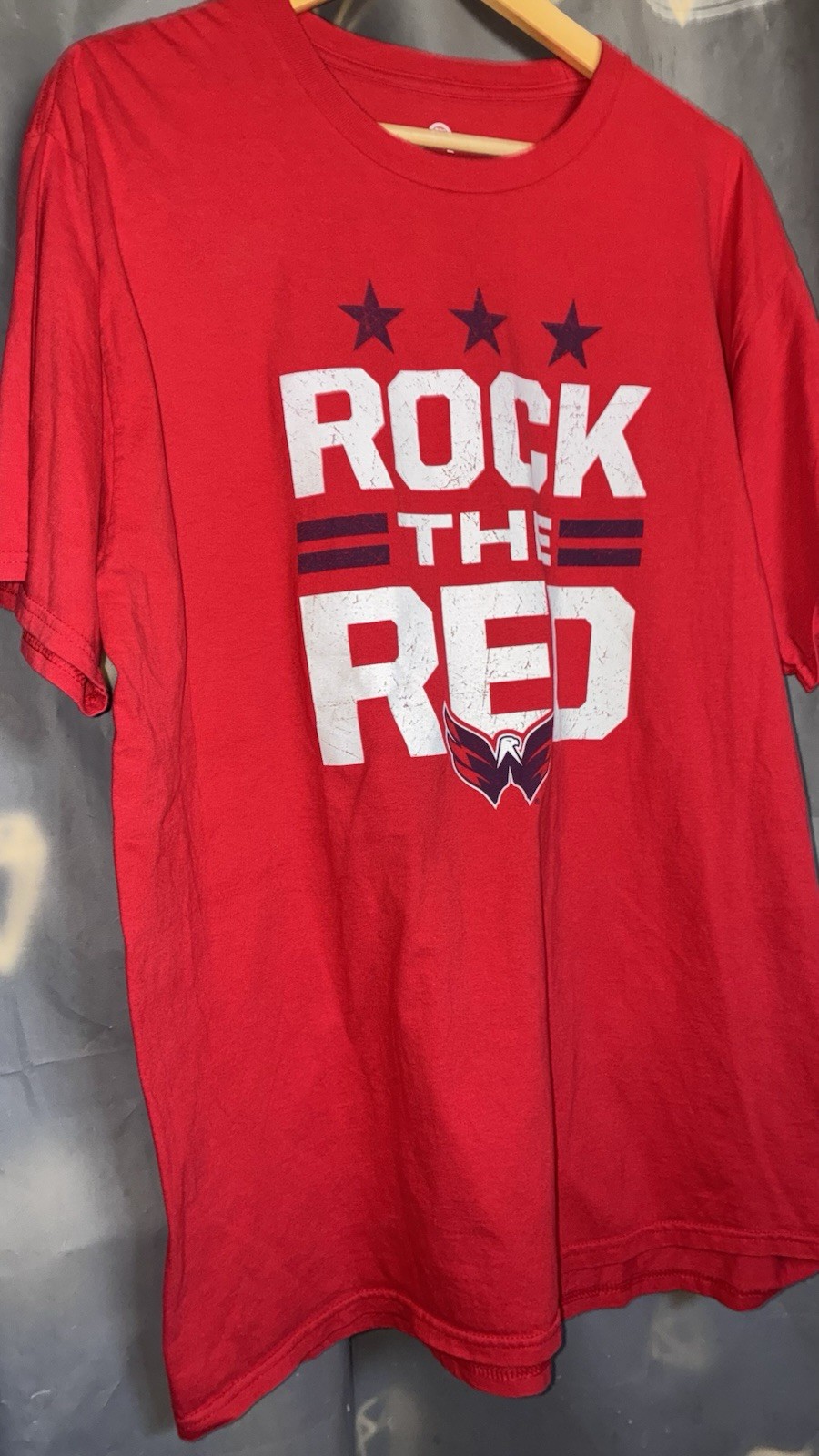 Fanatics Washington Capitals Rock The Red NHL T-Shirt Men’s XL Red