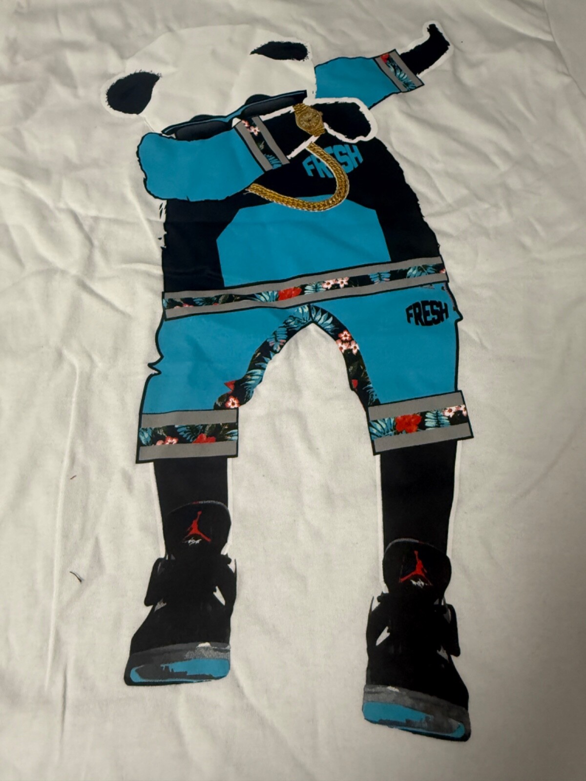 Yazbek Men’s Citi Trends Mens F Top Clubbing & Dabbing Panda Size 2XL