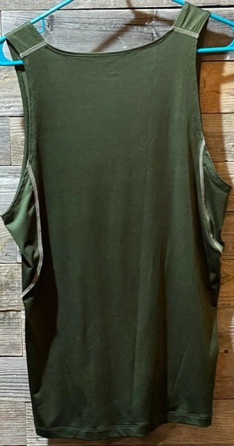 Xdian, Men’s XL, Tank Top, Muscle, Shirt, Pull-on, Sleeveless, Army Green,Gym