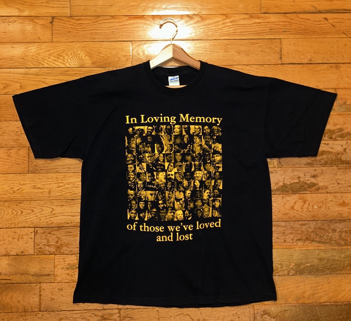 Vintage Akeem Collection Y2K Streetwear 2000 In Memory Rap Tee XL Tupac MLK