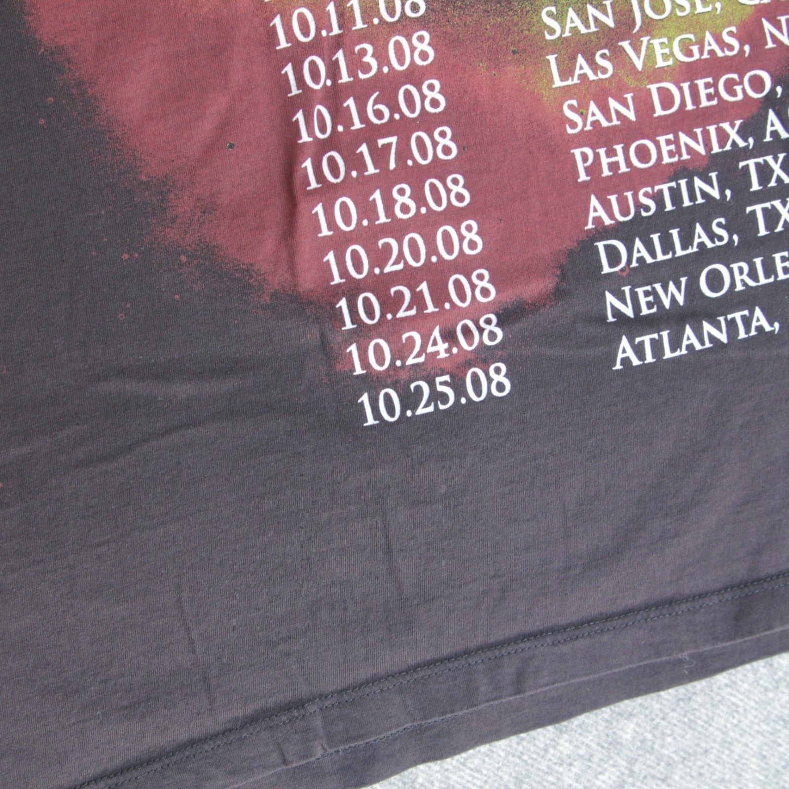 Angels & Airwaves T Shirt L VTG 2008 Tour Merch Rock Concert Band Tom DeLonge