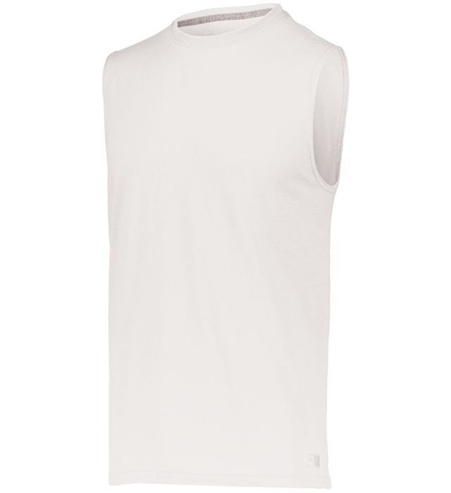Russell Athletic Men’s Crew Neck Essential Muscle Sleeveless Tank Top – 64MTTM