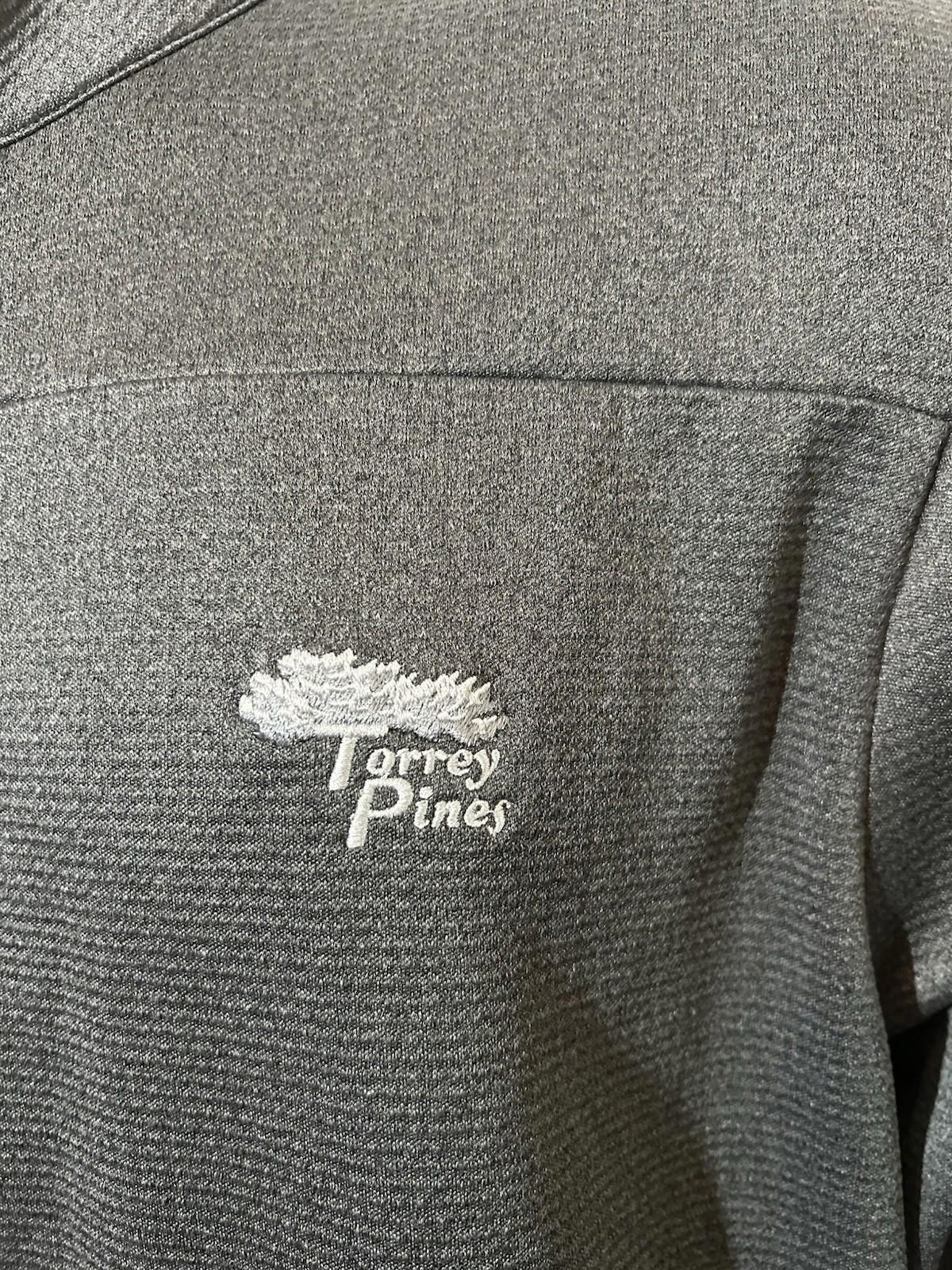 Callaway Weather Series 1/4 Zip Pullover Torrey Pines Mens Small Polyester