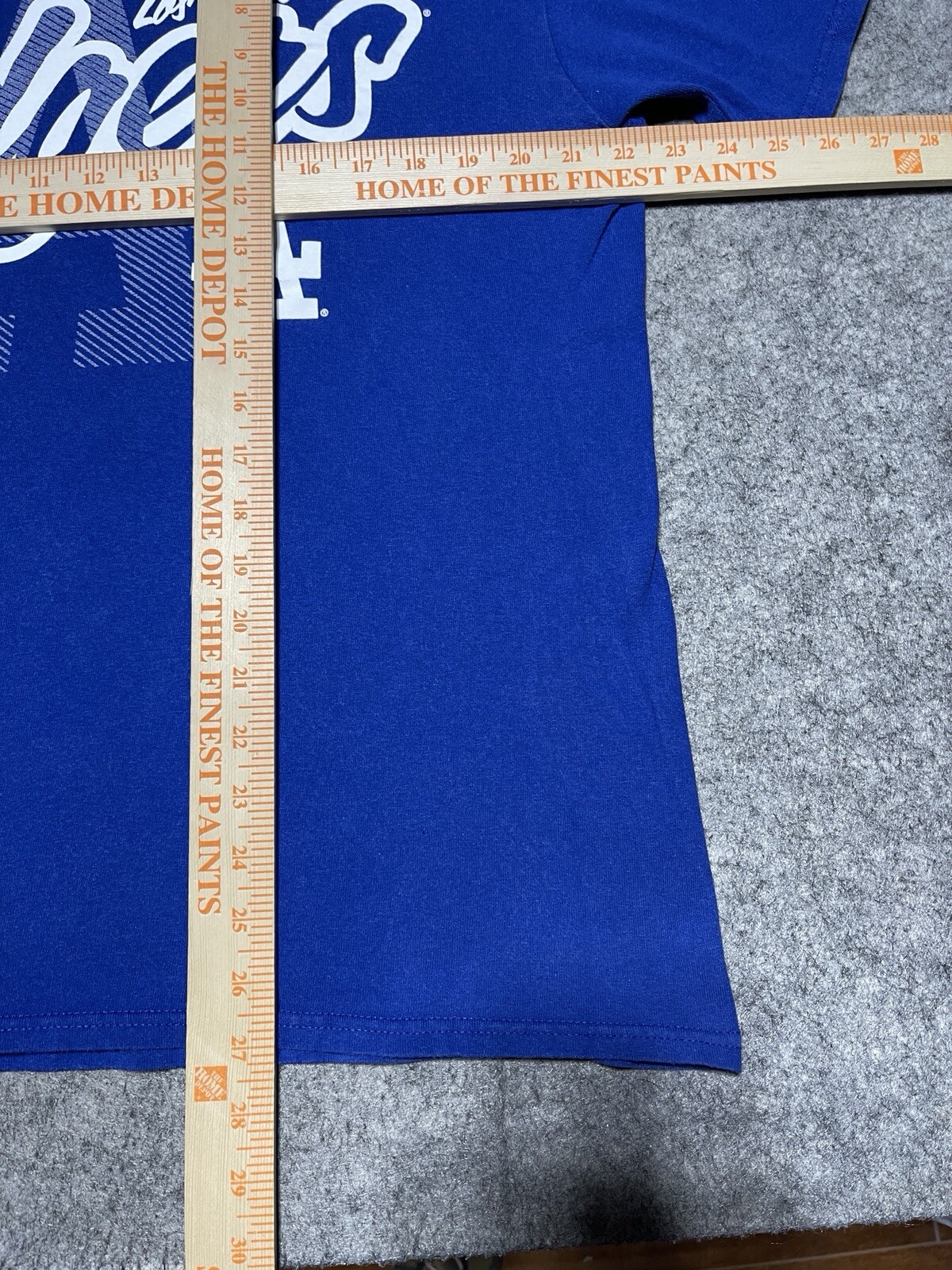 MLB Los Angeles Dodgers Blue LA Baseball Team Large Shirt