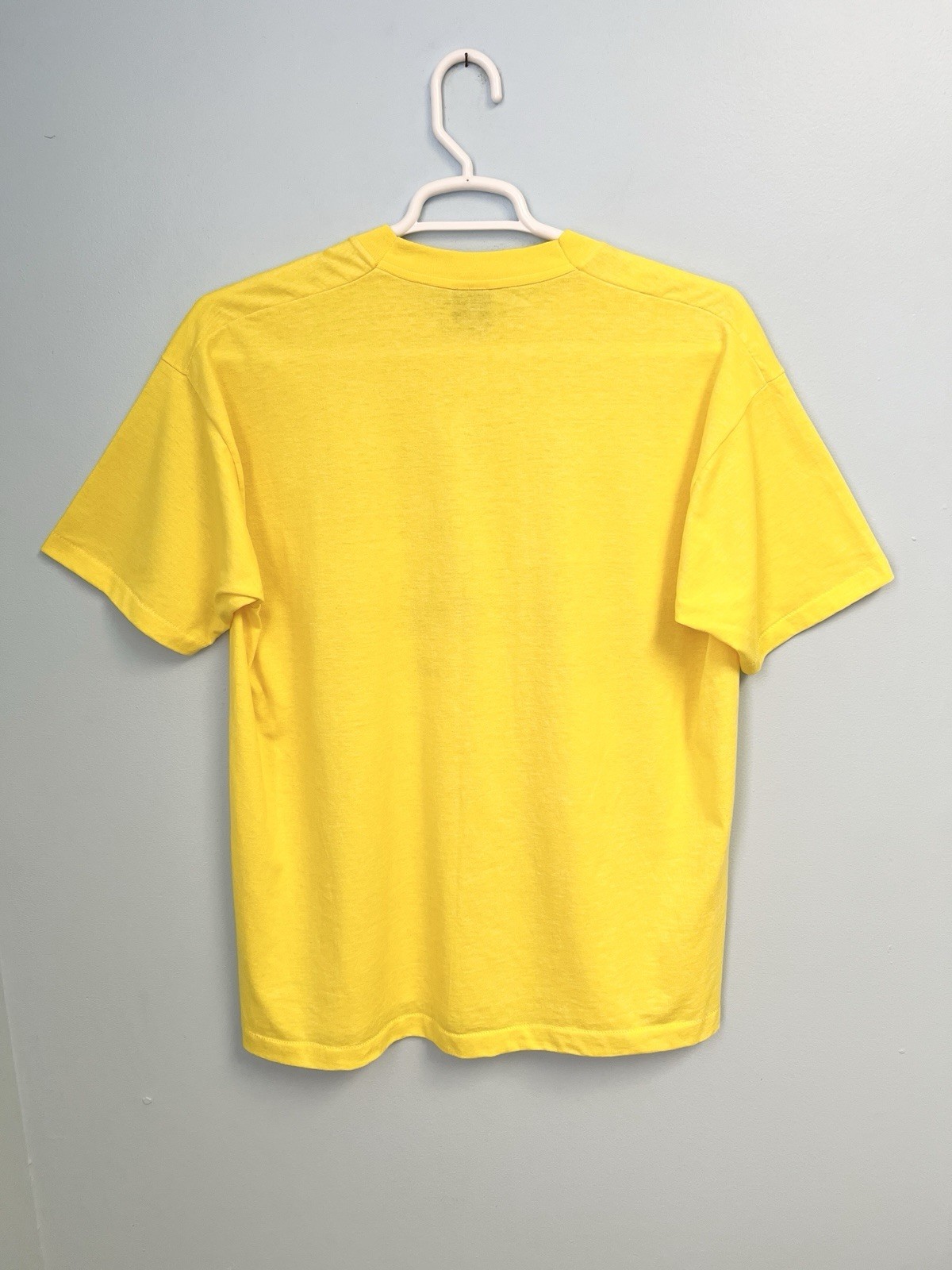Vintage 90s Rodeo T-Shirt Yellow XL Fruit of the Loom Best USA Made Bull