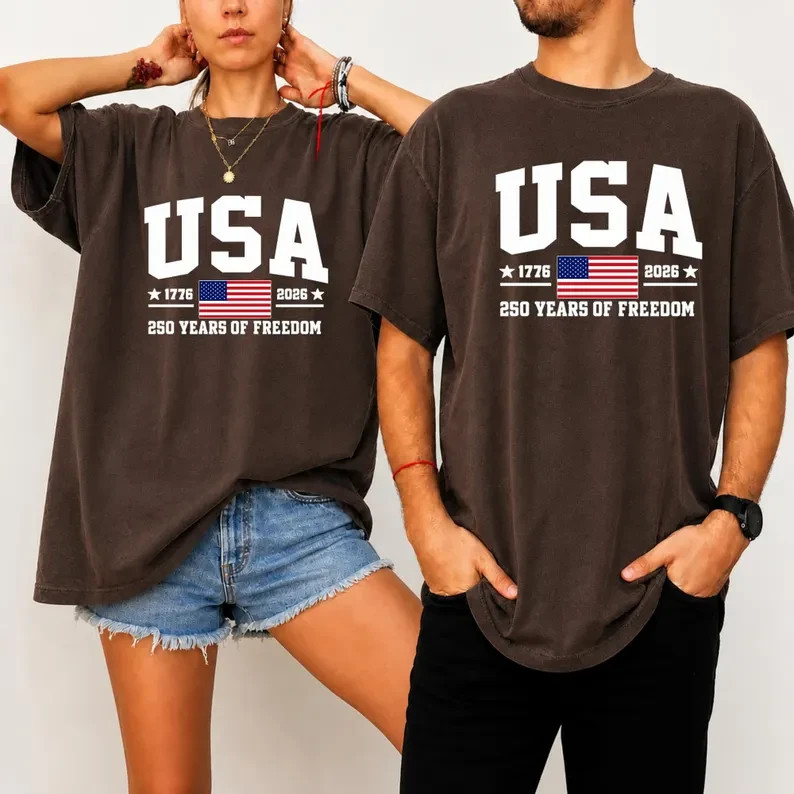 Patriotic Shirt, 250 Years of Freedom Tee, 250 Shirt, 1776-2026 shirt
