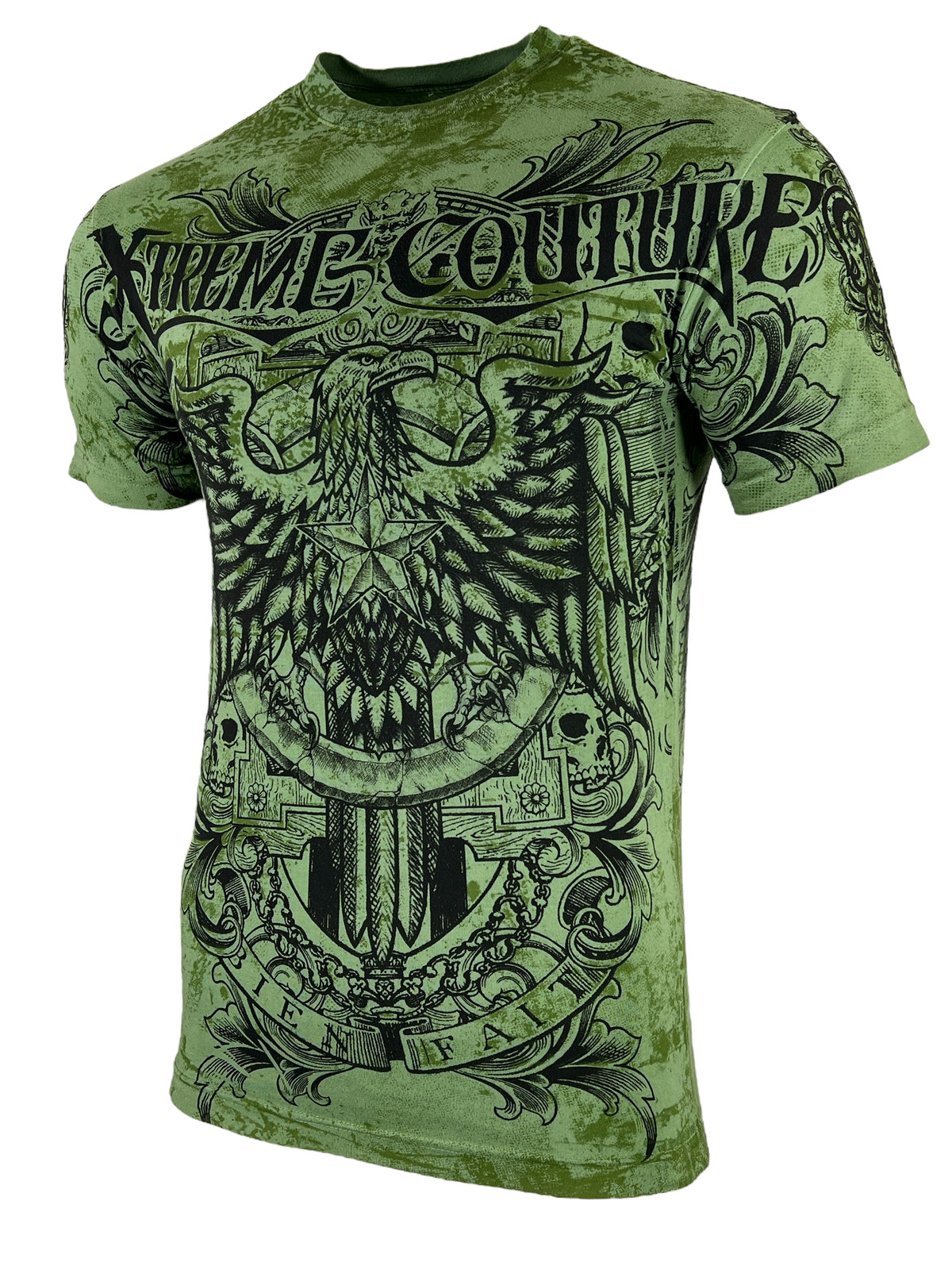 Xtreme Couture By Affliction Men’s T-Shirt PATRON Biker Eagle tattoo S-5XL