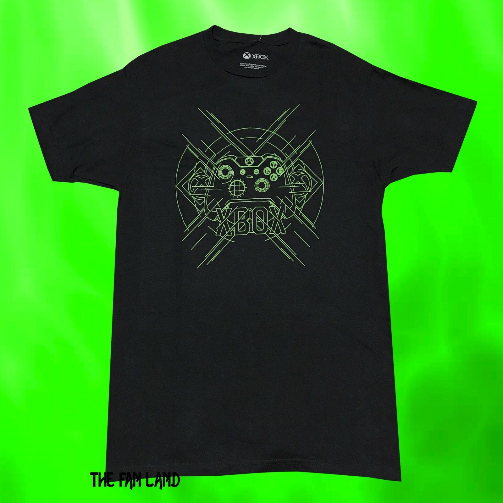 New X-BOX Controller Black Mens T-Shirt