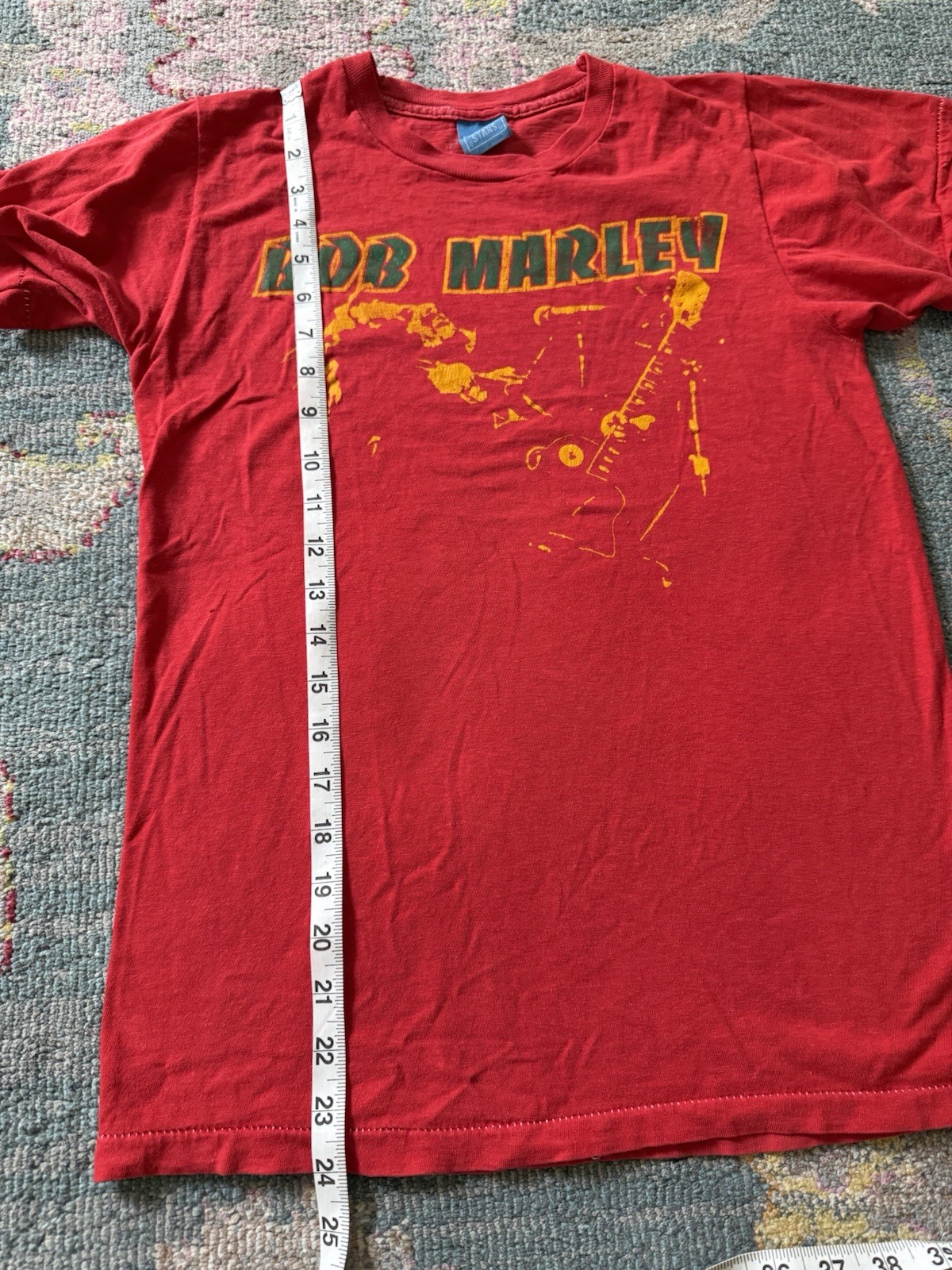 VTG 1980s Bob Marley Single Stitch Red T-shirt Size M (Fits XS/S) Screen Stars
