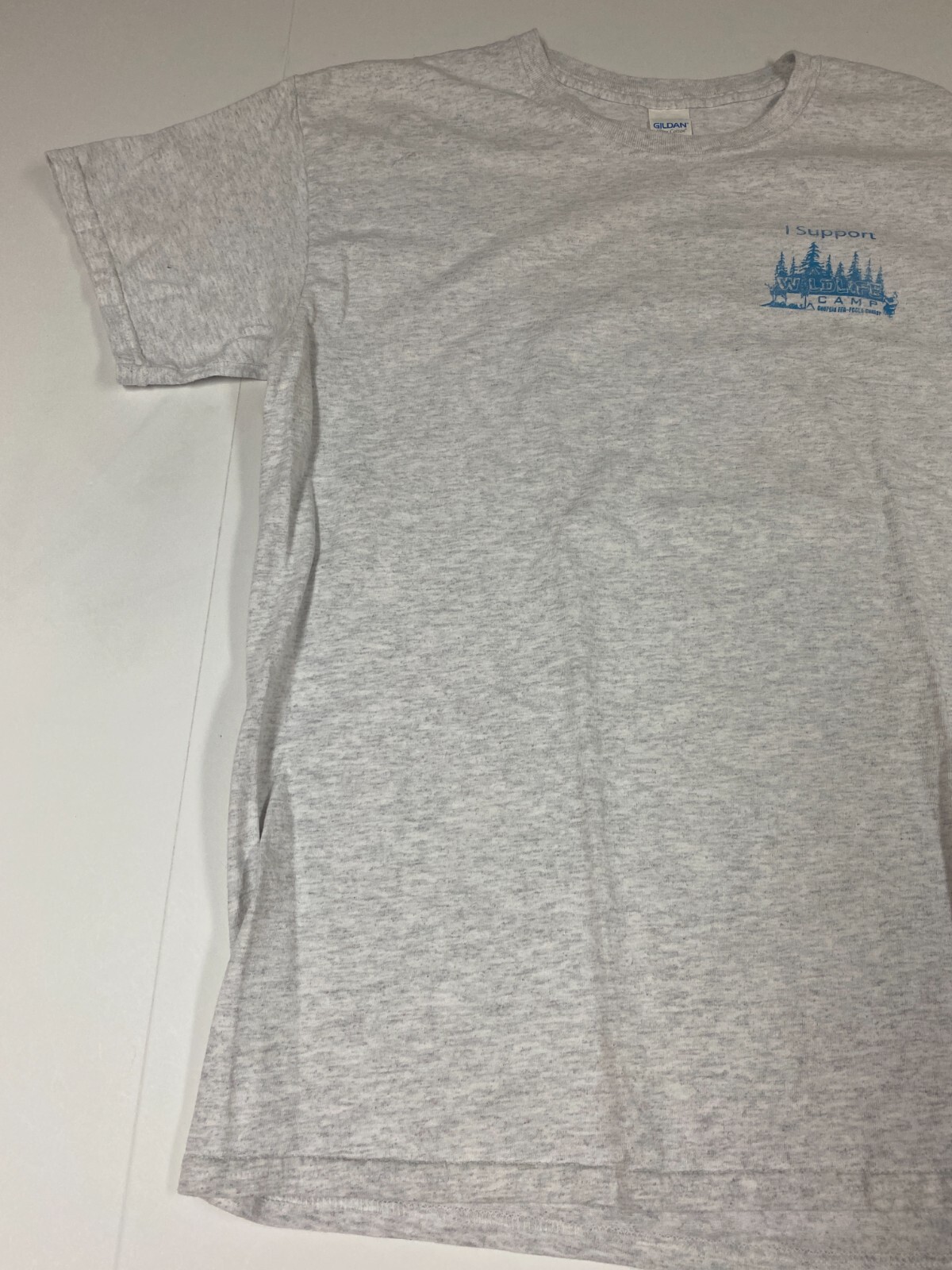 Camp Wildlife Mens shirt Large gray