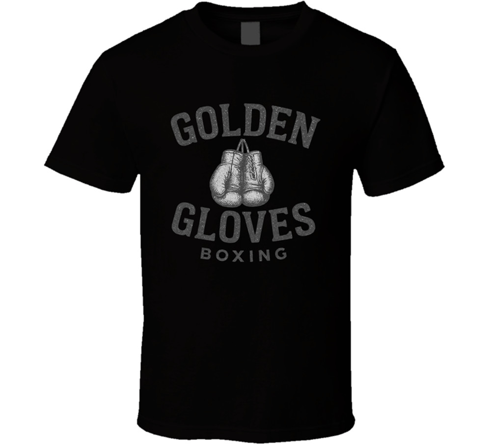 Golden Gloves Boxing Sport Fight Training Competition Gym T Shirt Tee Gift New