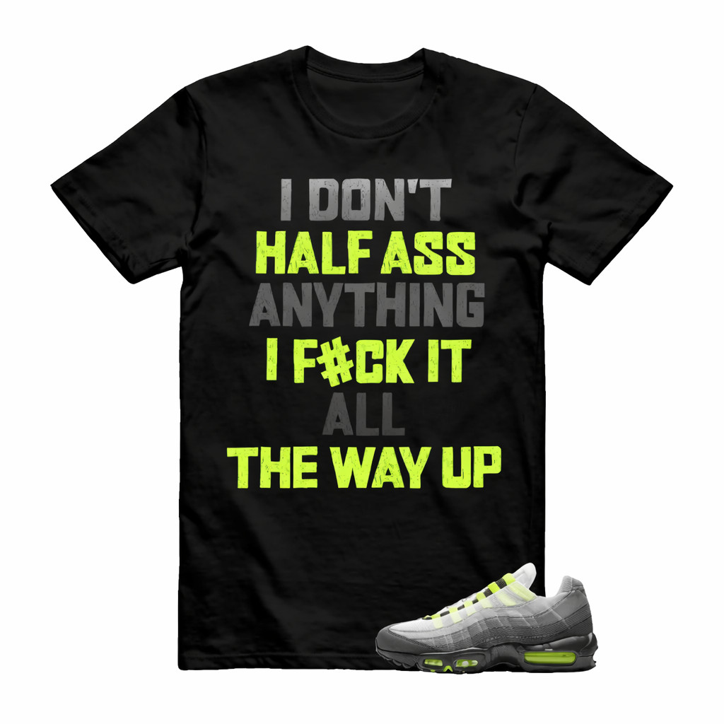 Shirt To Match Air Max 95 Big Bubble Neon Yellow Black Cool Grey 2026 OG T Shirt