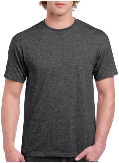 Gildan Mens Plain T Shirts Solid Cotton Short Sleeve Blank Tee Top Shirts S-3XL