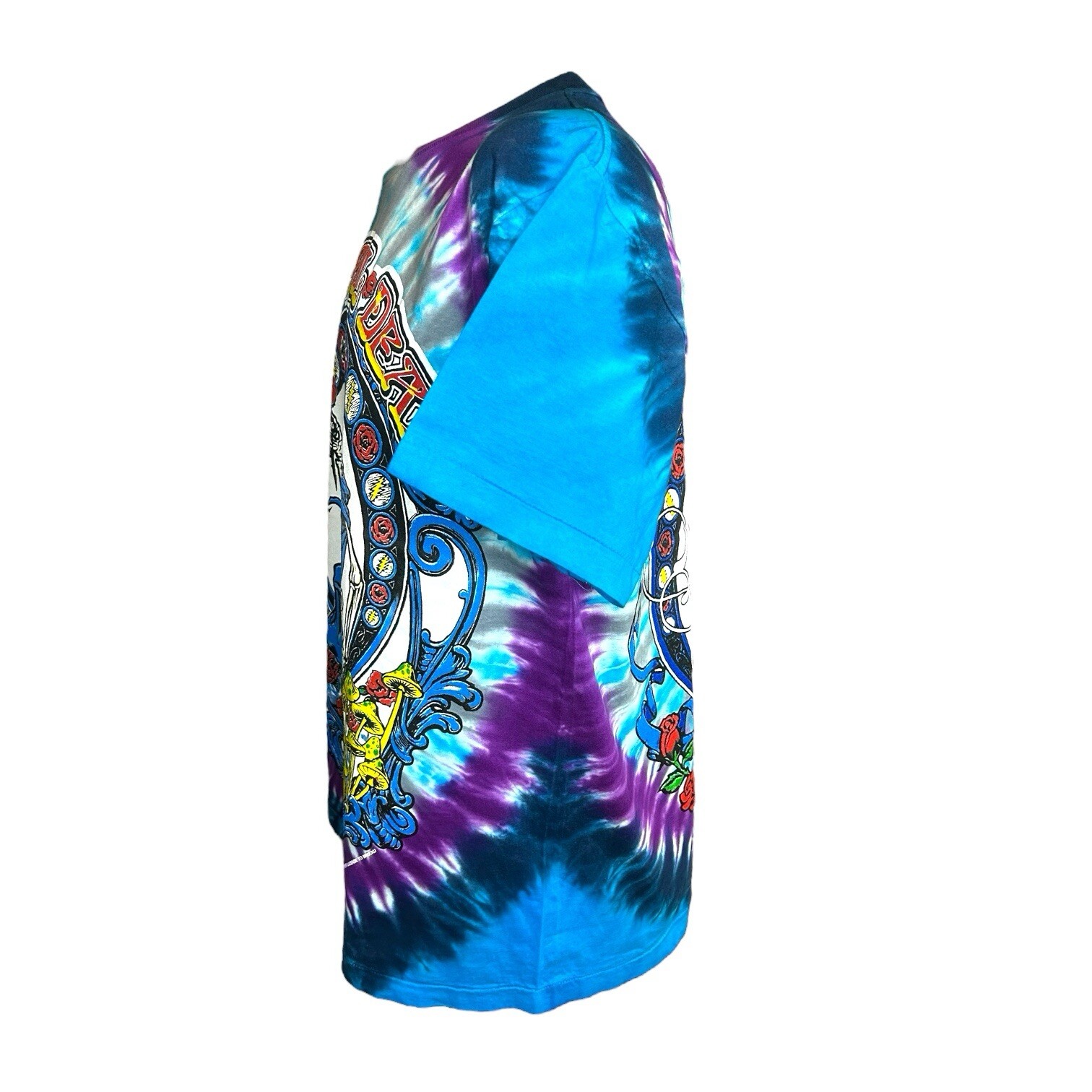 Grateful Dead Modern AOP Single Stitch Double Sided Tie Dye Mens shirt XL