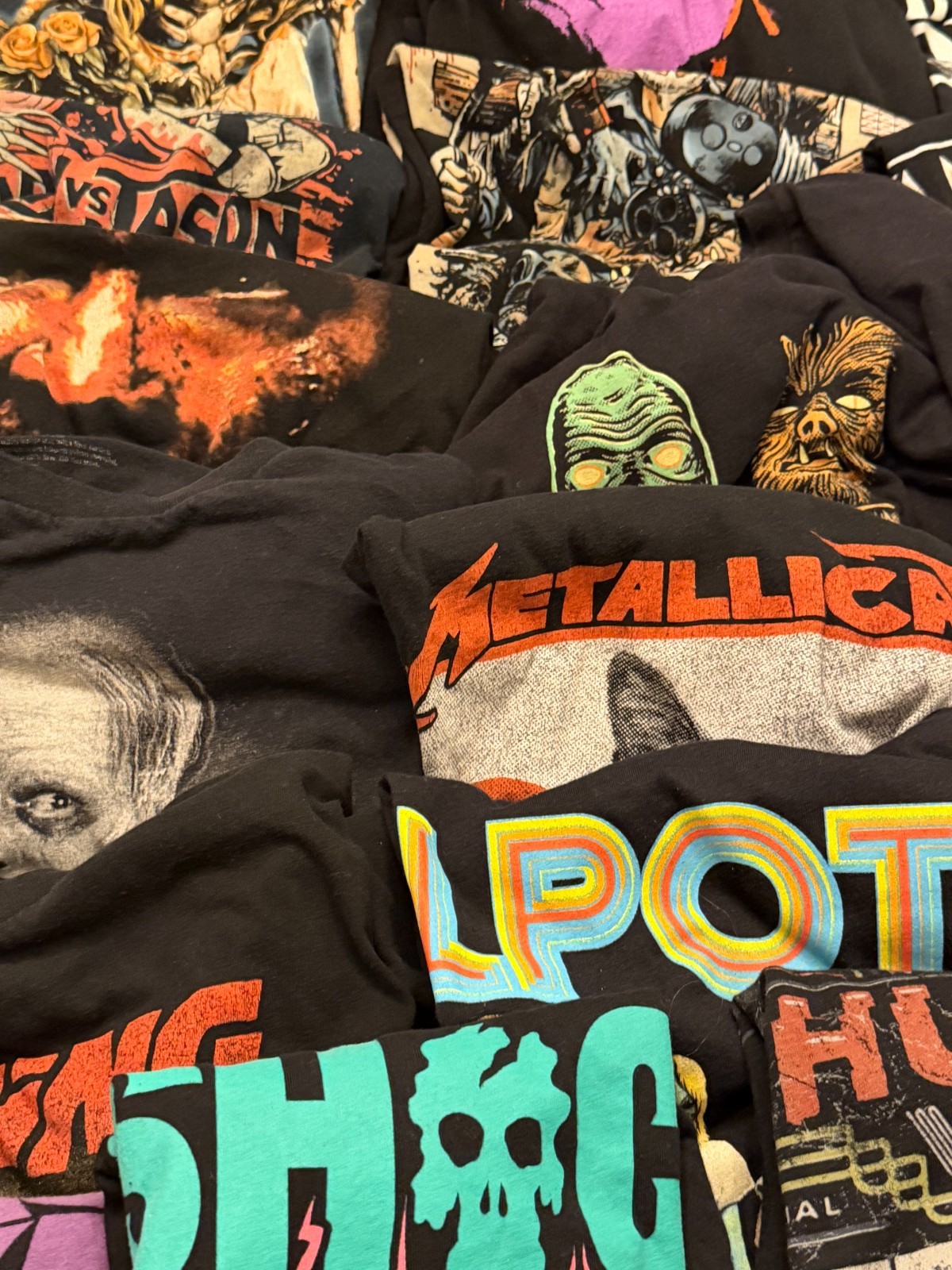 HUGE Horror T Shirt / Hoodie & More Lot Fright Rags Cavity Colors Terror Threads