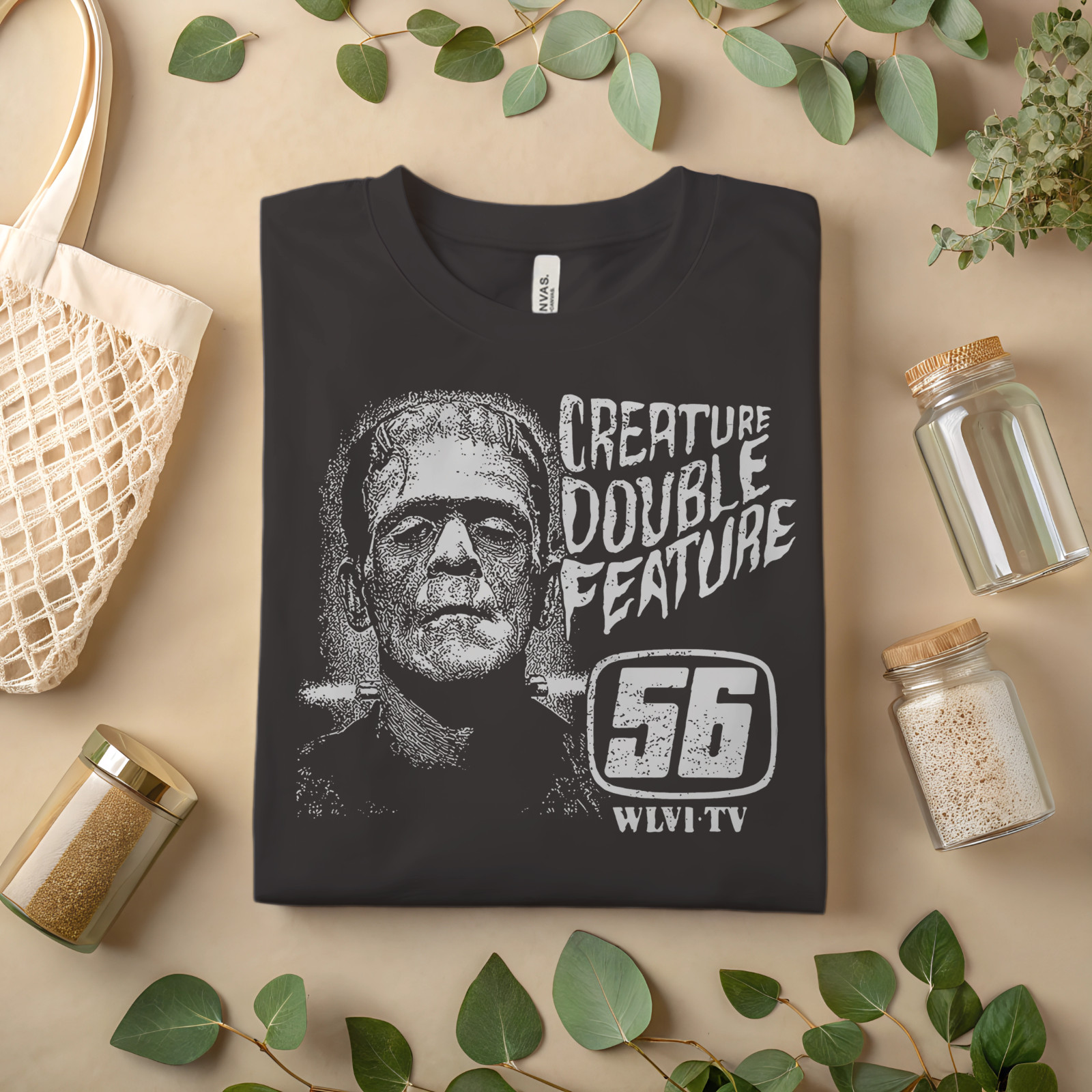 Retro Horror Monster T-Shirt – Vintage Creature Feature Graphic Tee A175