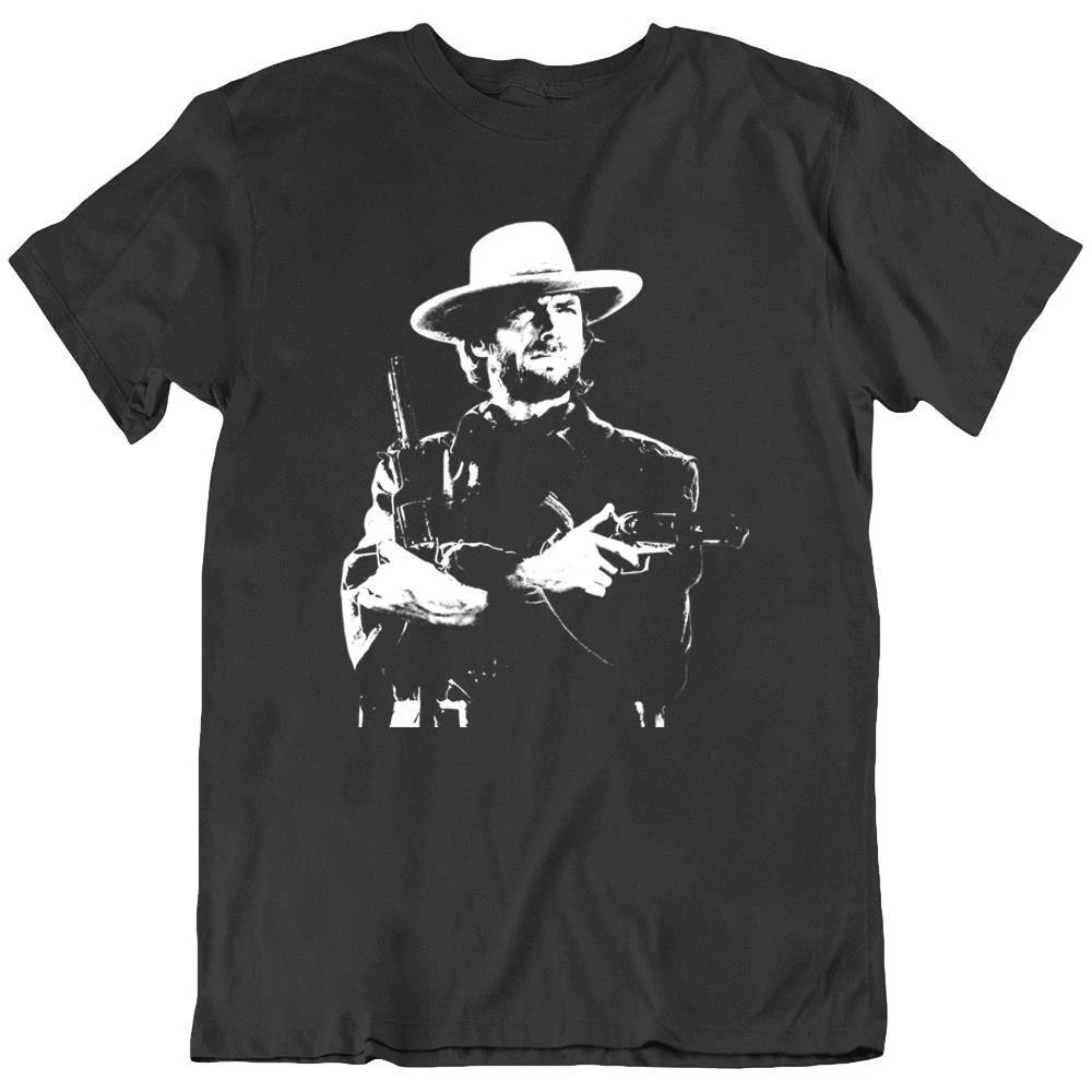 The Outlaw Clint Eastwood Western Cowboy Josey Wales Retro T Shirt Tee