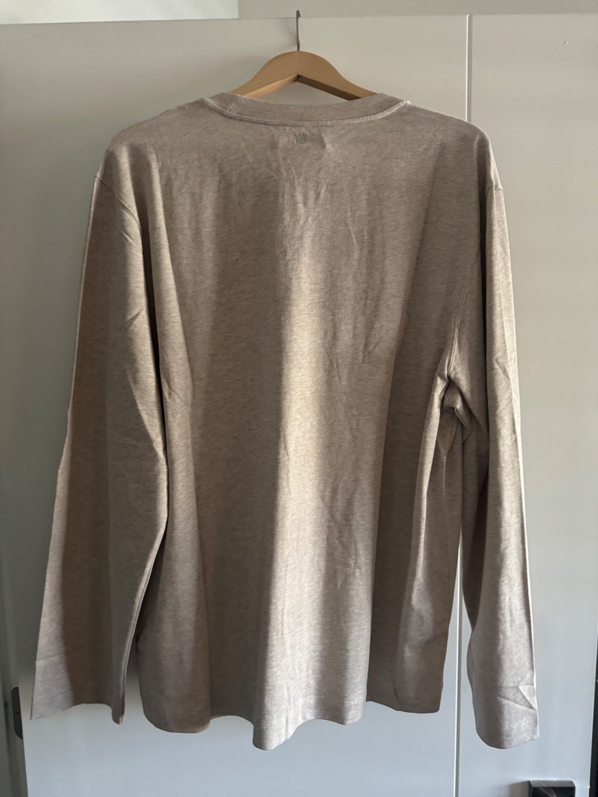 Authentic AMI Paris Long Sleeve T-Shirt NWT Unisex Organic Cotton Made Portugal