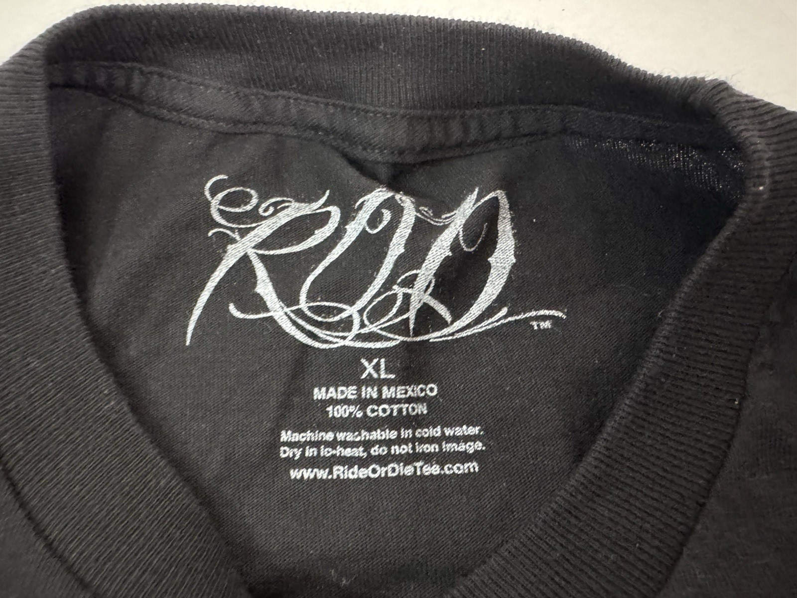 DGA, David Gonzales Art, “Ride or Die”, Ink Men’s Cotton Tee Shirt Size XL