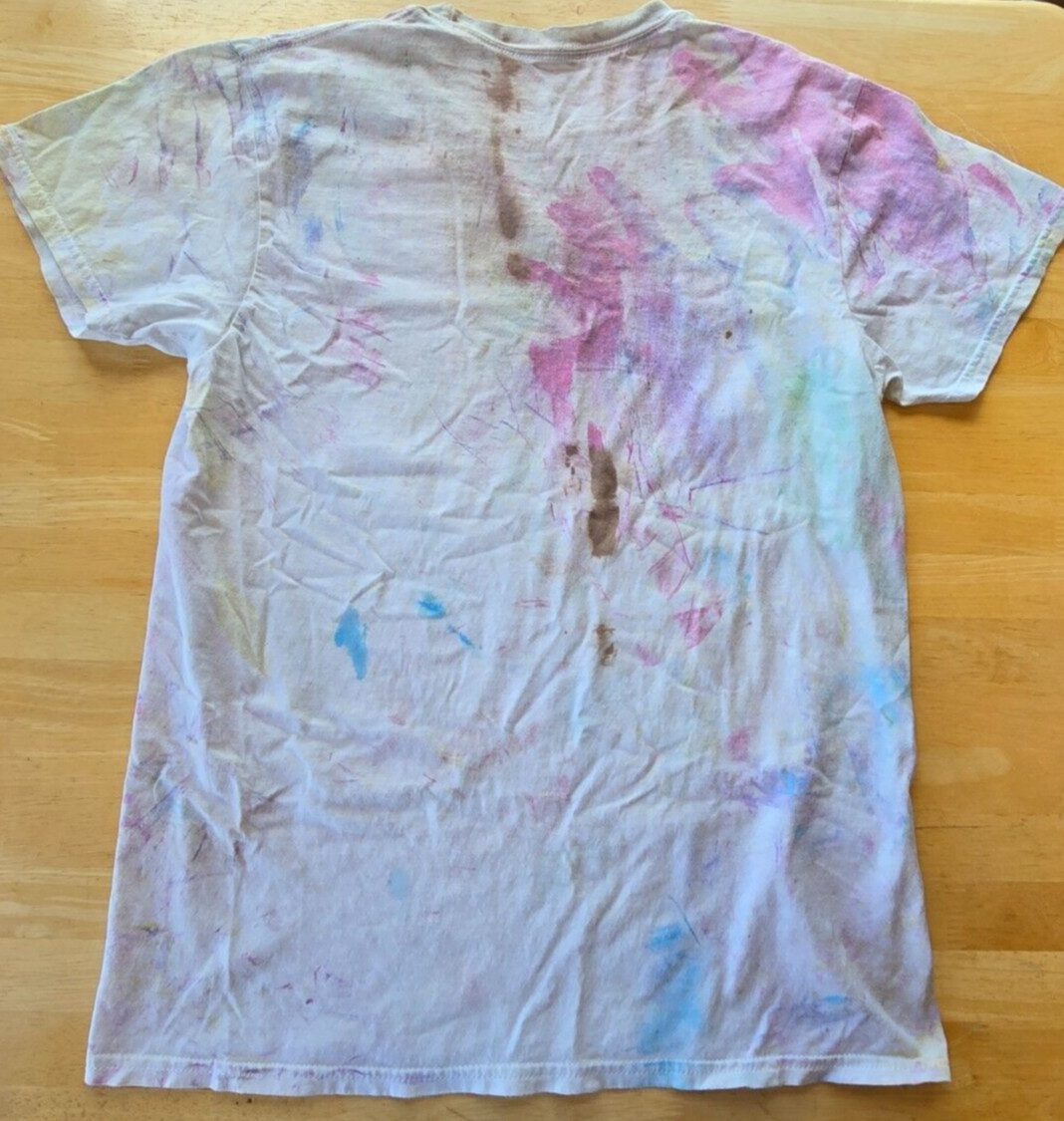 Gildan M 100% Cotton Tie-Dye Pull-on Short Sleeve T-Shirt