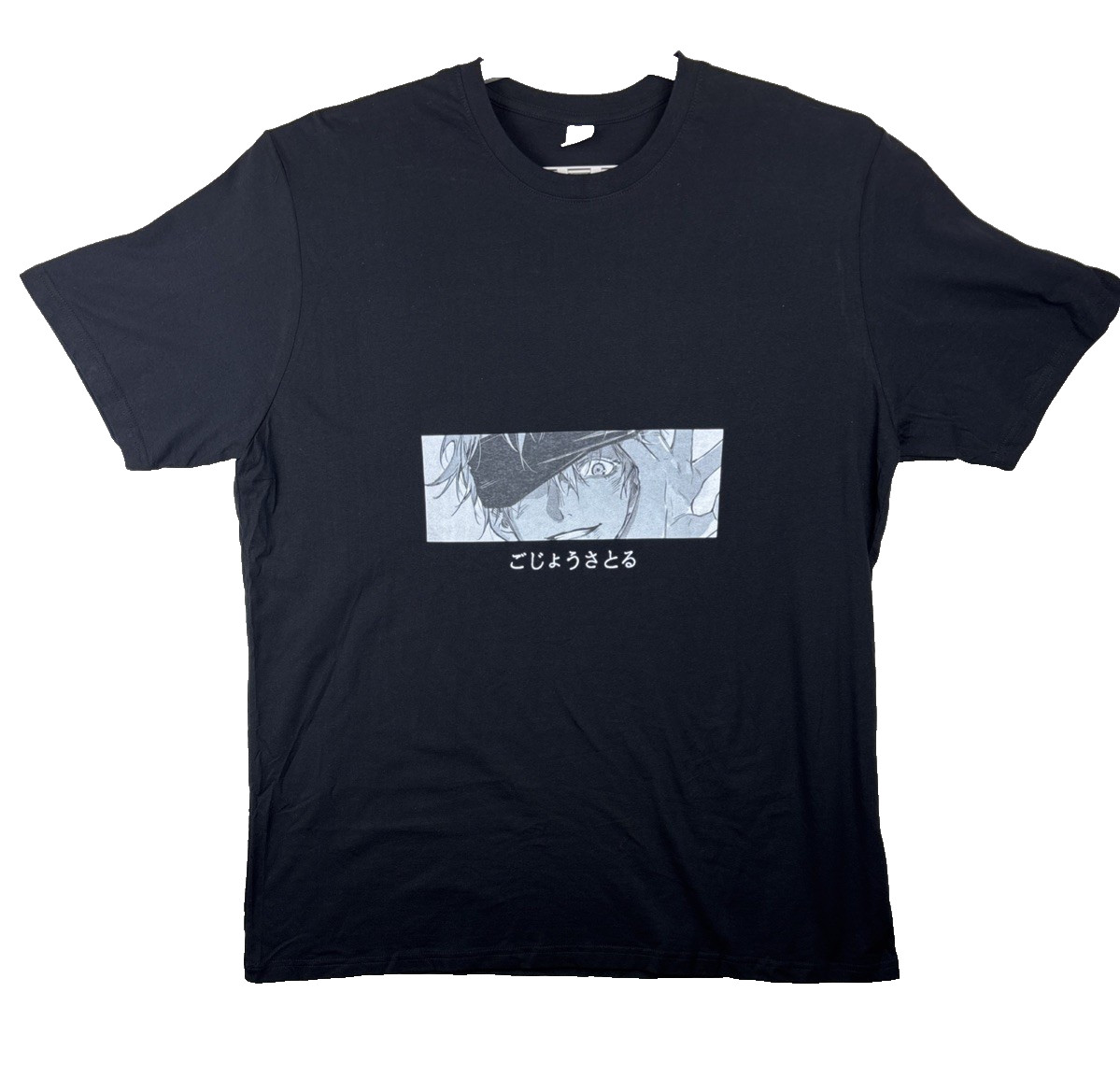 Jujutsu Kaisen Gojo Satoru Anime T-Shirt Black Men’s 3XL Manga Graphic Tee