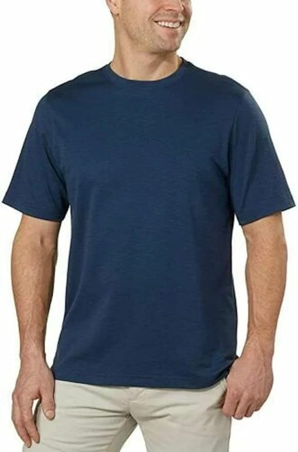 Kirkland Signature Men’s Pima Cotton Tee, Navy, Size S