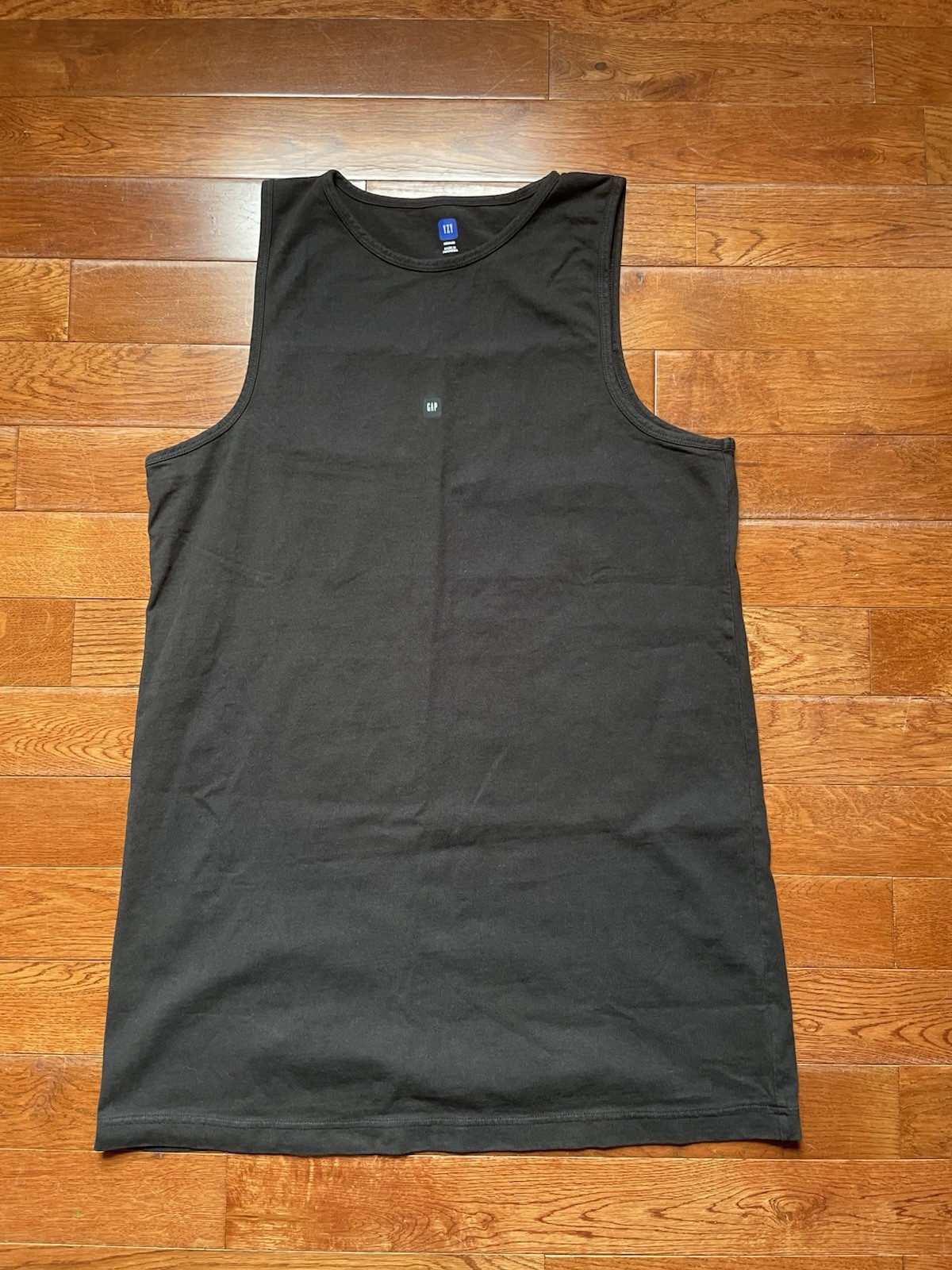 Yeezy Gap Tank Top Men Size Medium Long Unreleased Season Faded Black Sleeveless