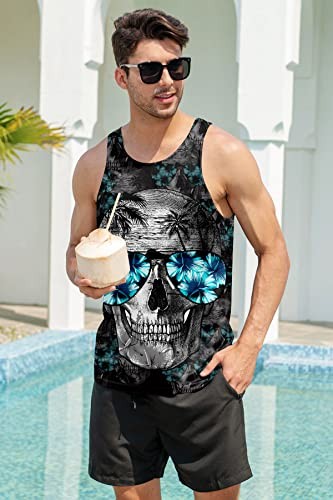 3D Tank Top Novelty Graphic Fun Unique Design Art Print