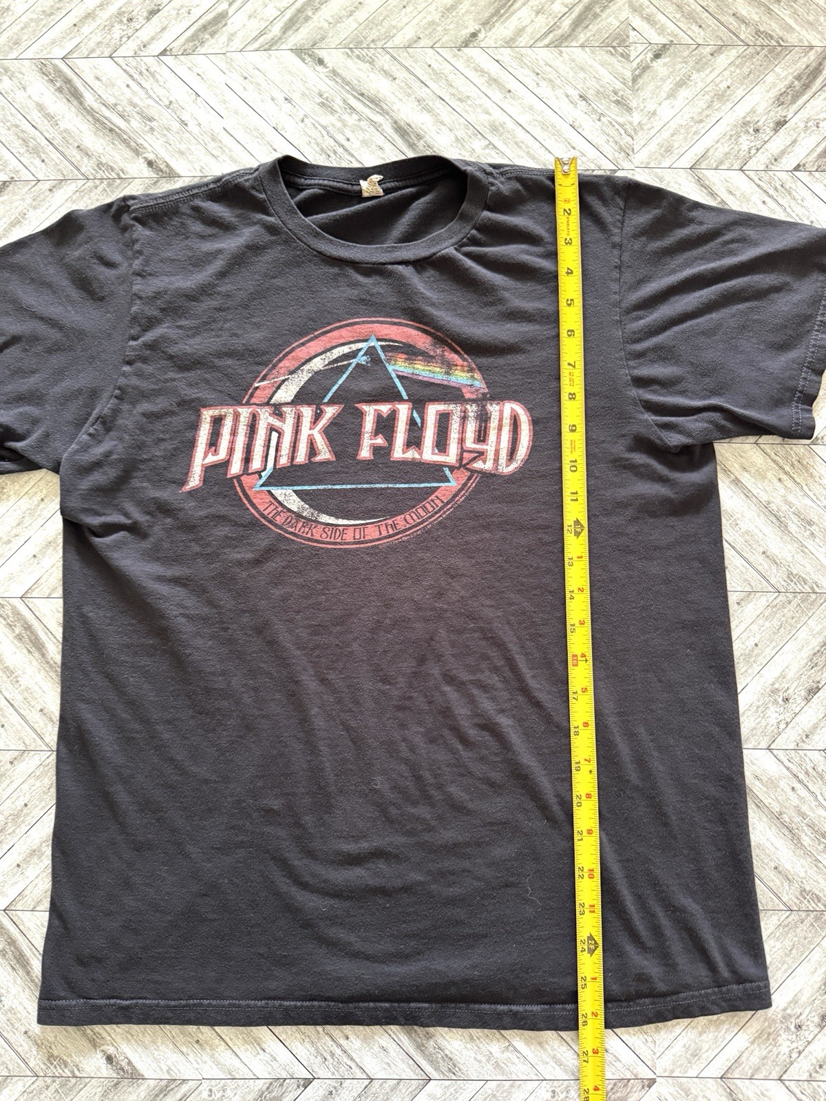 VTG Pink Floyd T-Shirt Mens Medium Black Outdoor Band Music Classic Rock Anvil