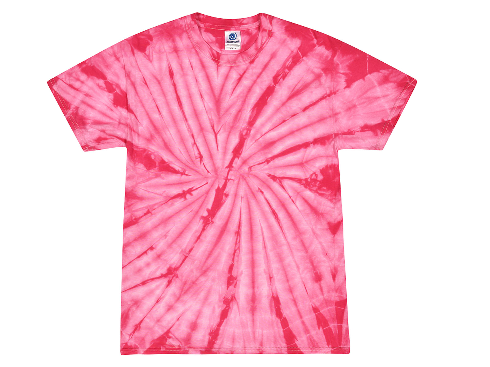 Multi-Color Tie Dye T-Shirts Kids & Adult 100% Pre-Shrunk Cotton Colortone