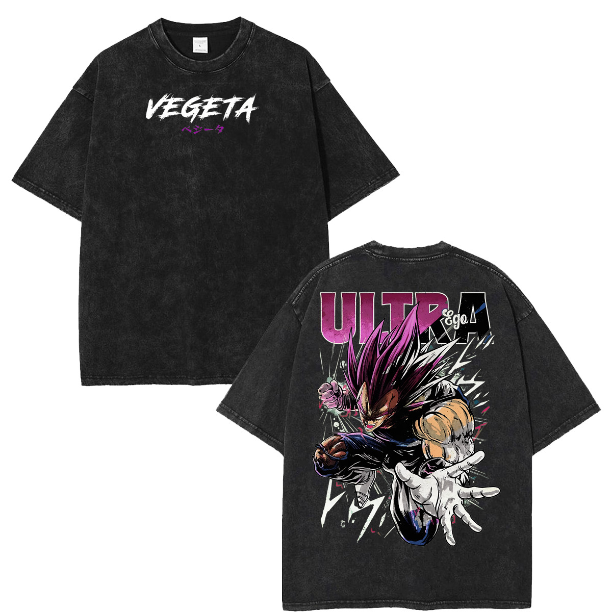 Drag0n Ball Vegeta Ultra Ego Anime Graphic Tee Fans And Lovers Streetwear Tshirt
