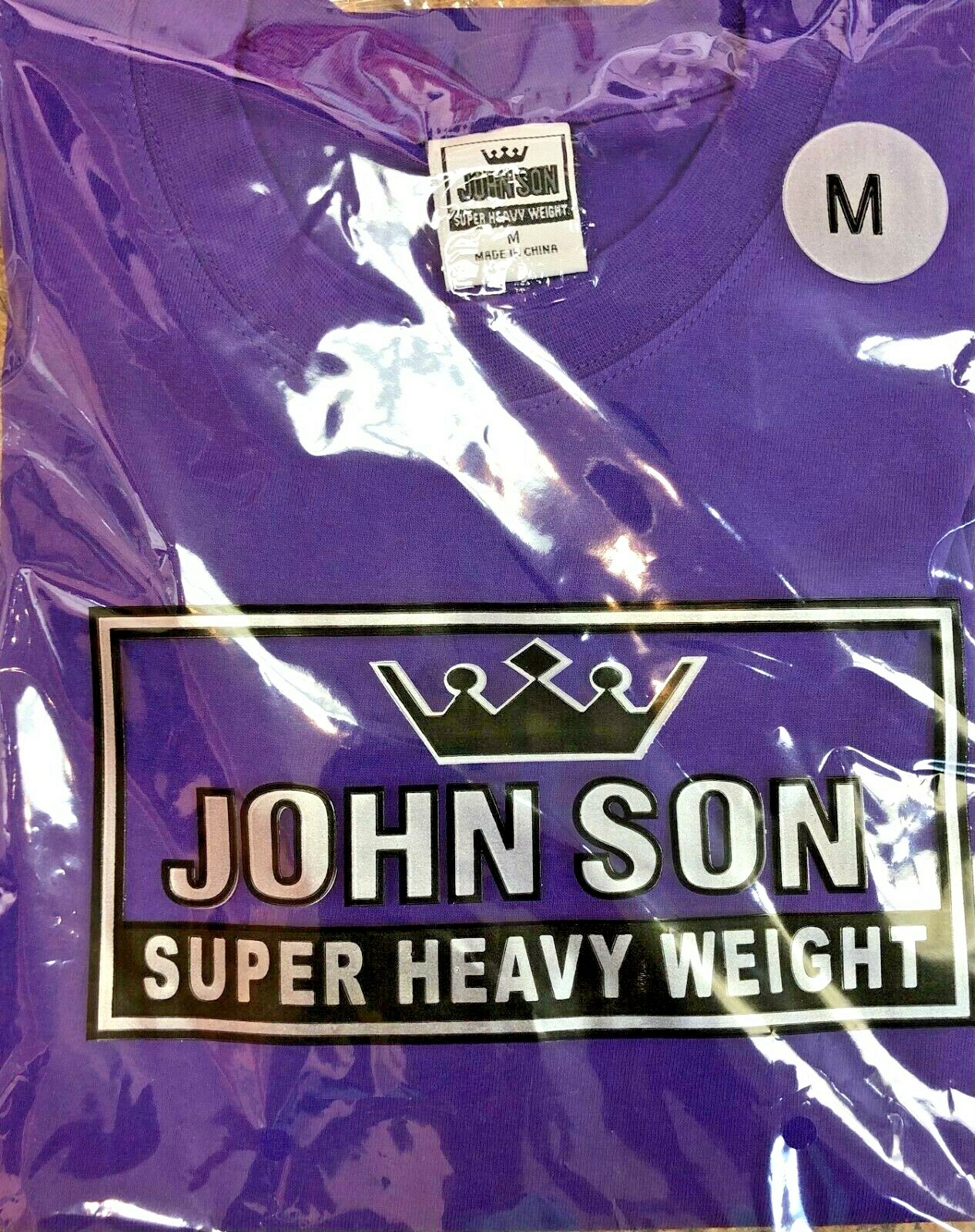 *[JOHN SON](Pack of 6) Mens Super Heavy Weight Big Size Plain T-shirts [S~7XL]