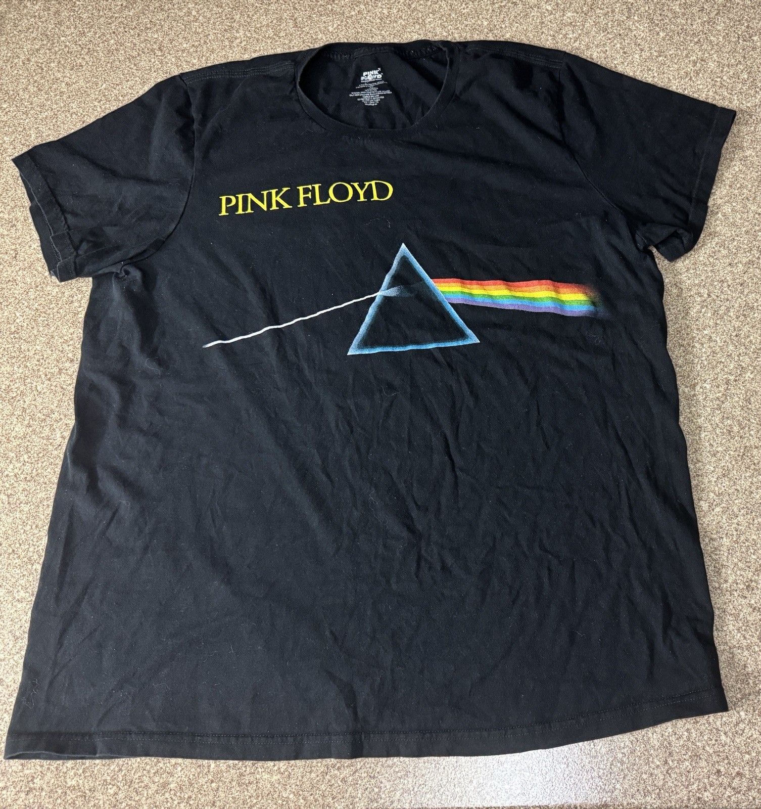 Pink Floyd The Dark Side Of The Moon Double Sided T-Shirt Size XXL 100% Cotton