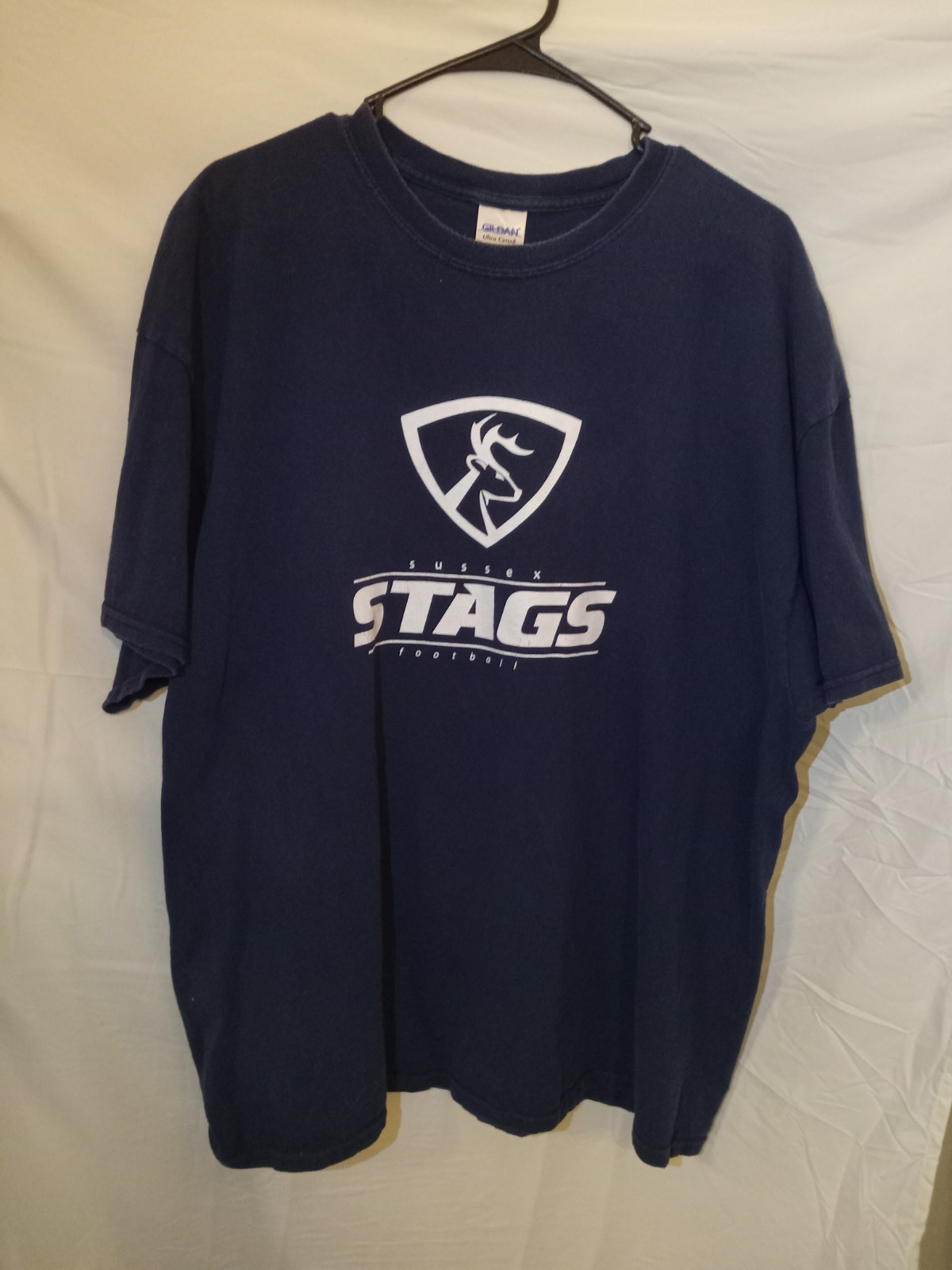 SUSSEX STAGS Football Mens XXL TEE.. See Note In Description