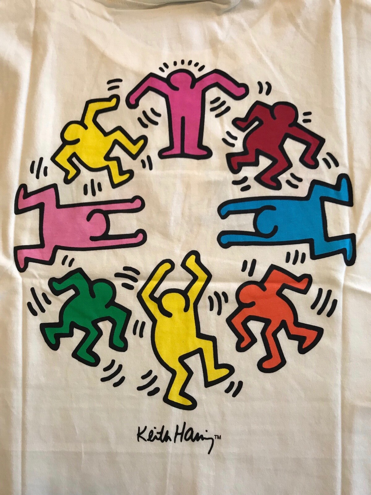 KEITH HARING Licensed Muscle Shirt NEW S, M, L, XL, XXL PRINT ON BOTH SIDES NWT