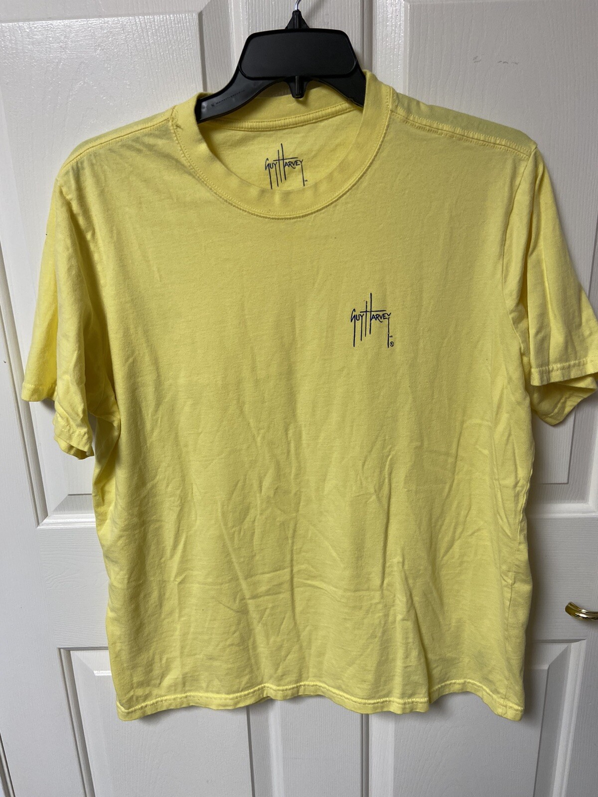 Guy Harvey Shirt Adult Extra Large Yellow Fishing Fisherman Outdoors