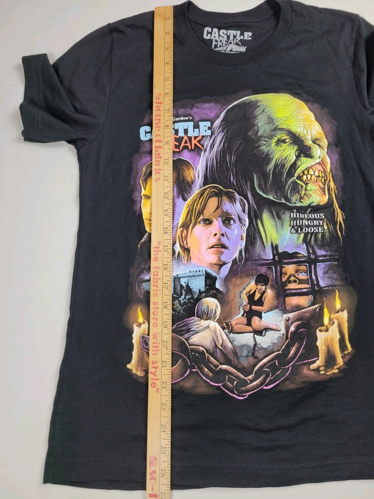 Castle Freak Terror Threads Tshirt Small Horror Film Black Jeffrey Combs