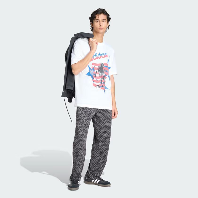 adidas men Archive Soccer Stars Graphic Tee