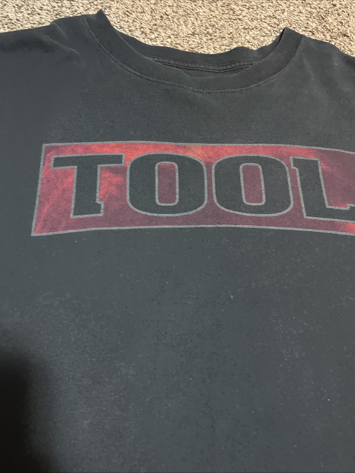 Vintage 2007 TOOL T Shirt 10,000 Days Tour Los Angeles Red Eyes Black XLarge