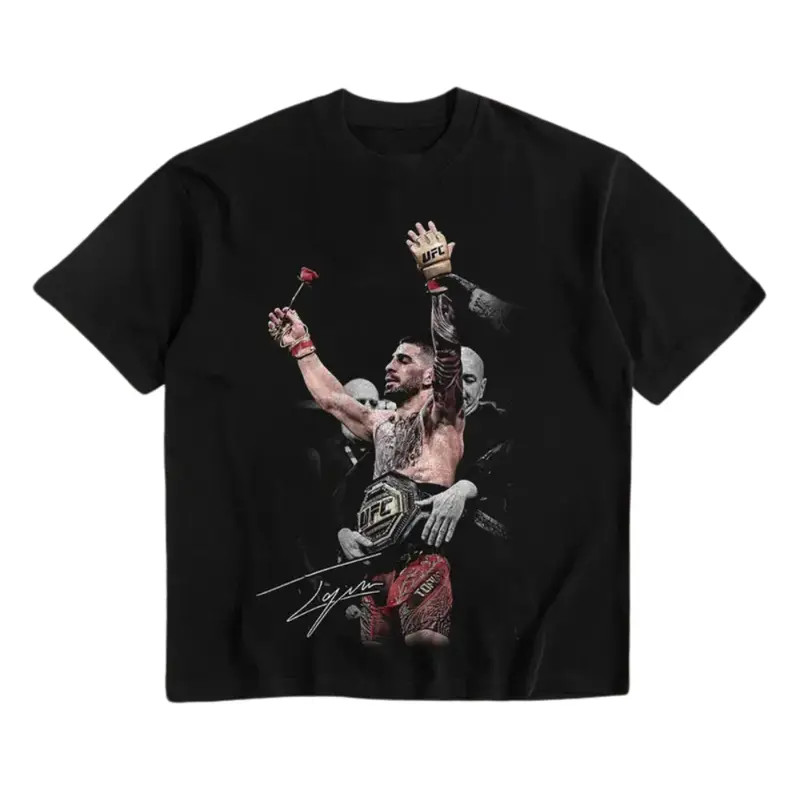 Ilia Topuria Winner UFC T-shirt, El Matador VS Do Bronx MMA Fight Night Shirt