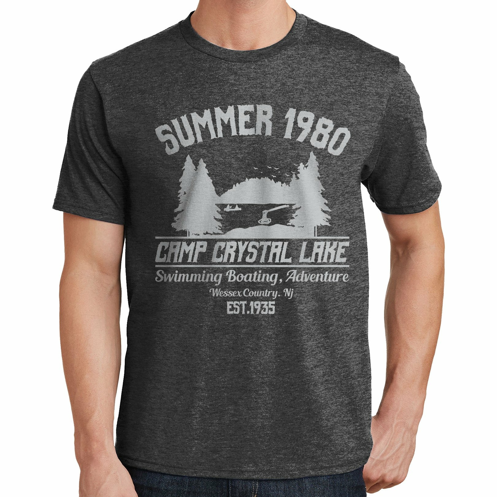 Camp Crystal Lake Summer 1980 T-Shirt Friday the 13th Jason 04020