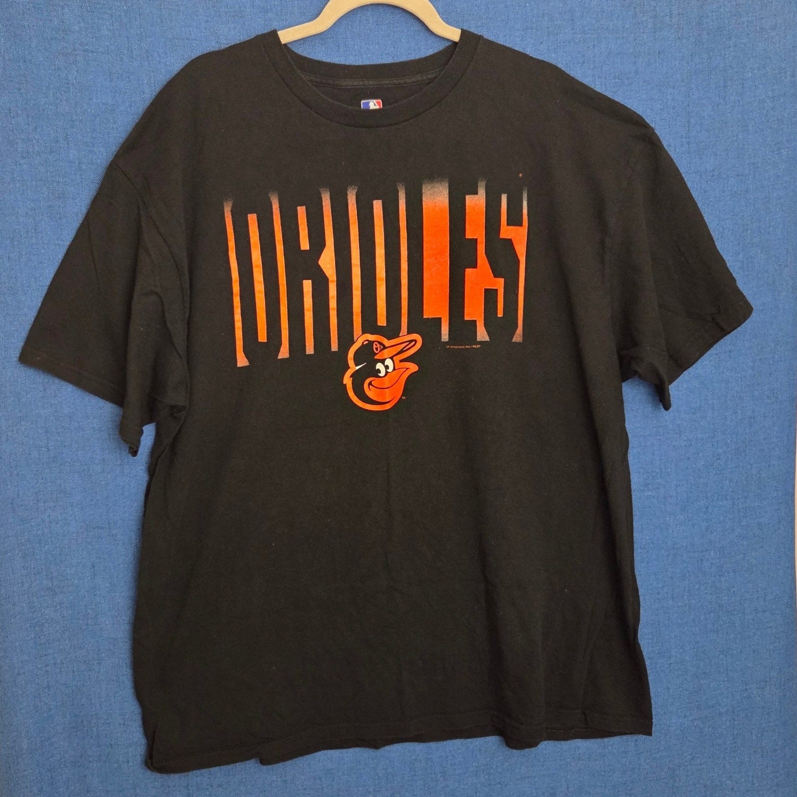 Baltimore Orioles MLB Genuine Merchandise Black Graphic T-Shirt Mens 2XL