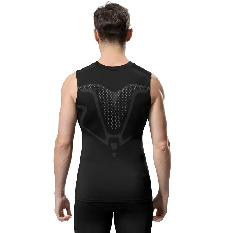 Mans Compression Tank Top Men Gym Shirt Sleeveless Quick Dry Sportswear Male Fit