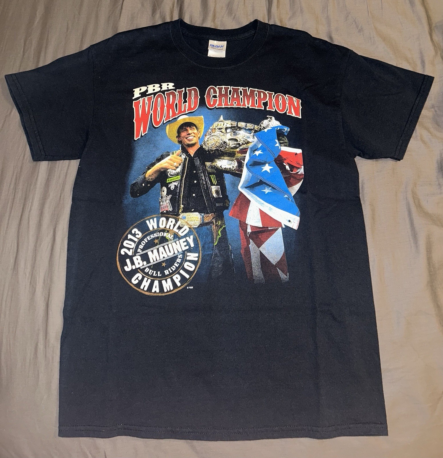 RARE JB Mauney First Championship T-Shirt Size Medium