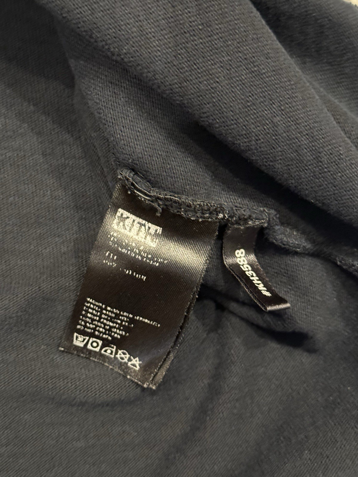 Kith Classic Box Logo T Shirt 100% Cotton Heavyweight Black Mens Size XL