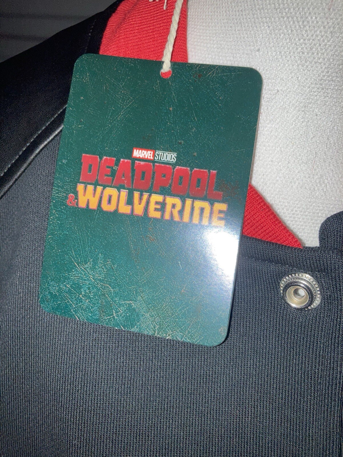 Deadpool and Wolverine Movie Jersey Jacket NEW WITH TAGS NWT Size Medium M DMI